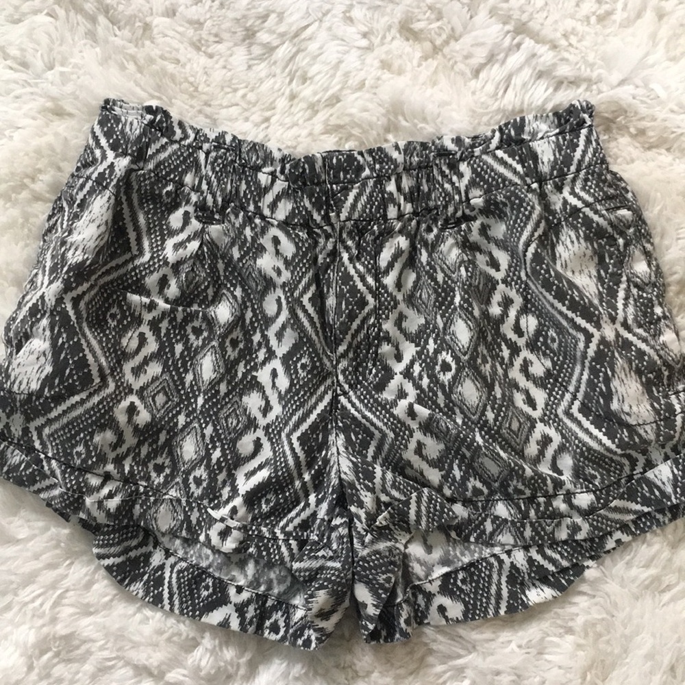 tribal printed shorts